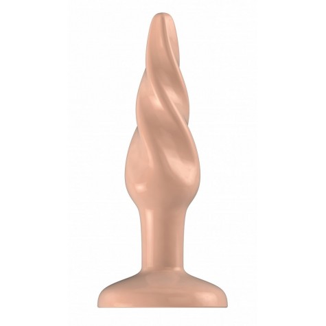 Телесная анальная пробка Butt Plug Rounded 3 Inch - 7,6 см.